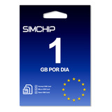 Chip Europa Premium +40 Países - 1gb Por Dia - 30 Dias