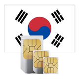Chip Internacional Coreia Do Sul - Ilimitado - 30 Dias