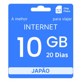 Chip Internacional Japão - 10gb - 20 Dias