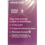 Chip Operadora Vivo Gsm 4g Triplo Corte Ddd Livre 5unidades