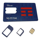 Chip Tim 4g Pré Pago Ddd