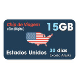 Chip Viagem (esim) Estados Unidos -