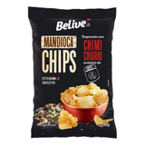 Chips Mandioca Temperado Chimichurri Belive Sem