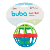 Chocalho Bola Bebê Baby Ball Buba Brinquedos 3 Meses Bpa Fre