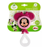 Chocalho E Mordedor Massageador Da Minnie Disney Baby Elka 