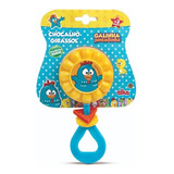 Chocalho Infantil Girassol Colorido Galinha Pintadinha Baby