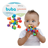 Chocalho Mordedor Flexível Atomic Ball Brinquedo Bebê Buba