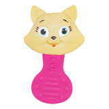 Chocalho Mordedor Macio Barulho Suave Gata Brinquedo Bebe