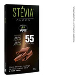 Chocolate Adoçado Com Stevia 55% Cacau Steviachoco