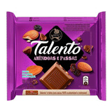Chocolate Ao Leite Com Amêndoas E Passas Garoto Talento Pacote 85g
