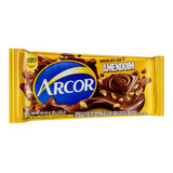 Chocolate Ao Leite Com Amendoim Arcor  Pacote 80 G