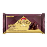 Chocolate Ao Leite E Meio Amargo Black Top Alpino 85g