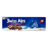 Chocolate Ao Leite Swiss Alps Com Uva Passa Avelã 300g Suíça