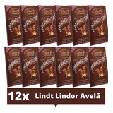 Chocolate Lindt Lindor Avelã 12 Tabletes