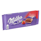 Chocolate Milka Strawberry 100 Gr