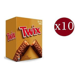 Chocolate Twix 15g Com 300 Unidades Caramelo Macio