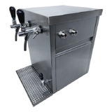 Chopeira A Gelo - Em Aço Inox Com 02 Torneiras
