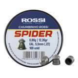 Chumbinho 5.5m Rossi Premium Spider Caixa C 100uni Carabina