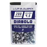 Chumbinho Diabolo 4,5mm Loja Blowback P/ Carabina Pressão