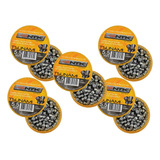 Chumbinho Espingarda Carabina Pressão 5.5mm Impacto Kit 5cxs