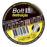 Chumbinho Technogun Bolt Ponta De Destruição 5.5 Mm 125 Un