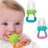 Chupeta Alimentadora De Silicone Porta Fruta Infantil 