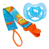 Chupeta Calmante Anti Cólica Silicone 6+ Meses + 1 Prendedor
