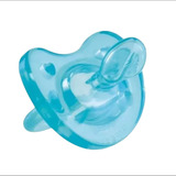 Chupeta Calmante Silicone Soft Comfort Kuka Rosa E Azul N1/2