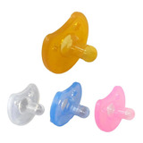 Chupeta De Silicone Calmante Bico Redondo Fase 1 Baby Nany 