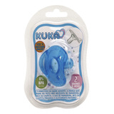 Chupeta Kuka Silicone Soft Comfort Tamanho 2 Azul