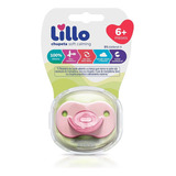 Chupeta Soft Calming 100% Silicone Simet Tam 2 Rosa- Lillo Cor Rosa Período De Idade 6