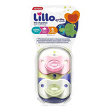 Chupeta Soft Calming 100%silicone +6m 2und Rosa/brilha