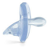 Chupeta Soft Calming Silicone Simétrico Tam.1 Azul - Lillo