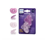 Chupeta Soothie Dupla 4-6 Menina Rosascf099/12 Philips Avent