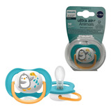 Chupeta Ultra Air 6-18m Boy Unitária Pinguim 081/09