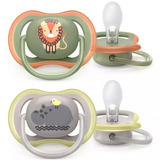 Chupeta Ultra Air Dupla 6-18m Philips Avent - Scf085/17