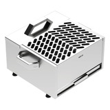 Churrasqueira A Carvão Ecológica Mini Eco Inox 304 Churrasco Sem Fumaça Mec G Praia Apartamento Camping Carne Fim De Semana 