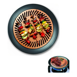 Churrasqueira De Fogao Gás Grill Para Apartameto Sem Fumaça