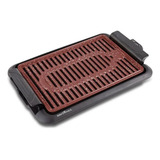 Churrasqueira Elétrica Britânia Bcq1300 Redstone 1200w Cor Preto 110v