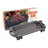 Churrasqueira Elétrica Fischer Modelo 4513 Cromo 220v Gamer