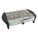 Churrasqueira Elétrica Grill Portátil Grelha Removível 220v
