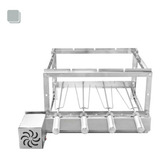 Churrasqueira Gira Grill Inox 4 Espetos Bivolt
