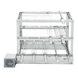 Churrasqueira Gira Grill Inox 5 Espetos + 3 Grelhas + Brinde