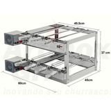 Churrasqueira Inox 7 Espetos Giratórios 2