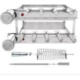 Churrasqueira Inox Gira Grill 9 Espetos