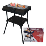 Churrasqueira Portátil Elétrica Pezinho Suporte 1800w 110v
