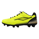 Chuteira Adulto Couro Euro Soccer 65-01ca Verde Preto