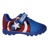 Chuteira Society Heróis Marvel Captain American