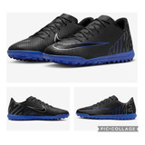 Chuteira Society Nike Mercurial 40 Preta/azul