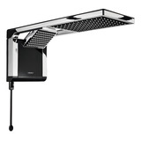 Chuveiro Elétrico De Parede Lorenzetti Acqua Ultra Duo Flex Preto-cromado 6800w 220v